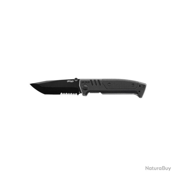 Couteau pliant Walther PDP Tanto Folder - Crant - Noir