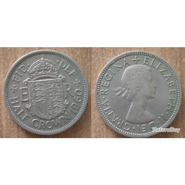 Royaume Uni Demi Crown 1960 Half Crown Piece Pound Pounds