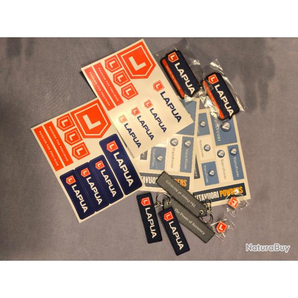 Patchs LAPUA (velcro)+Stickers lot 2