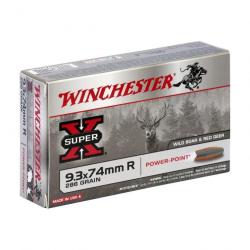 1 Boite de Balles Winchester 9.3x74R Power Point 286gr