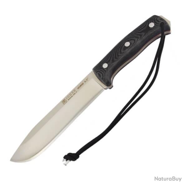 JOK-137CM Couteau fixe bushcraft Joker Nomad avec miroir et sifflet