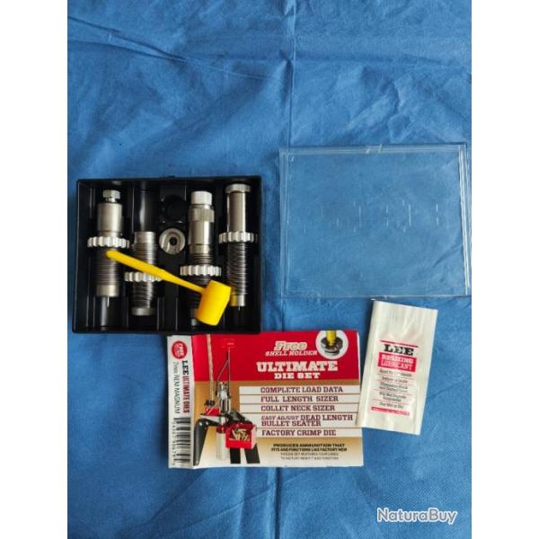 Jeux 4 outils neuf Lee Ultimate Die Set avec shell holder