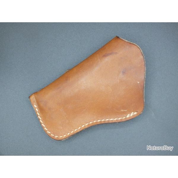 Holster cuir pour revolver canon 3" gaucher