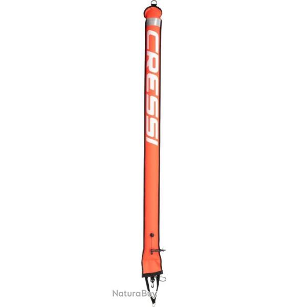 Cressi Elite Marker Buoy Orange Boue de Marquage Plonge Unisex-Adult, 180 cm