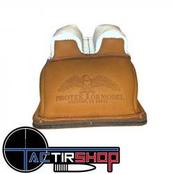 Sac de tir Arrière PROTEKTOR MODEL N°14A custom oreilles carré version basse ABR/ELR semelle rigide