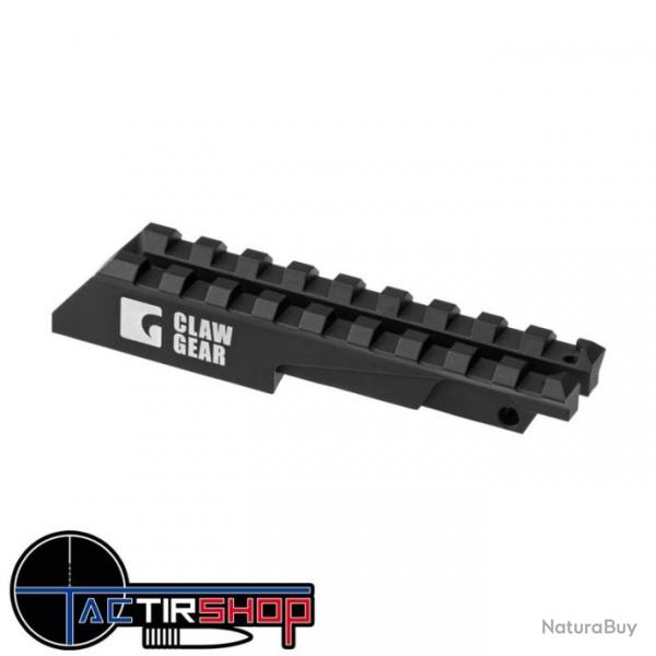 Rail picatinny Clawgear pour montage point rouge AK / AK Rear Sight Rail Mount