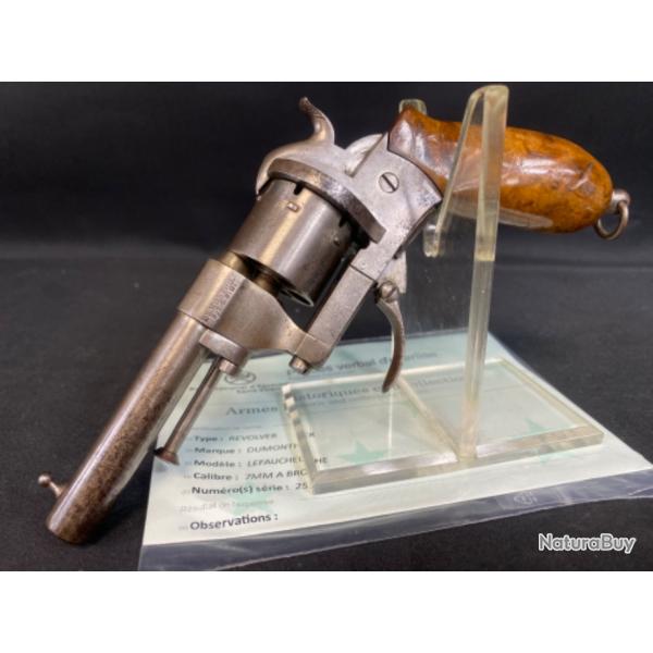 dumonthier  broche 7 mm revolver
