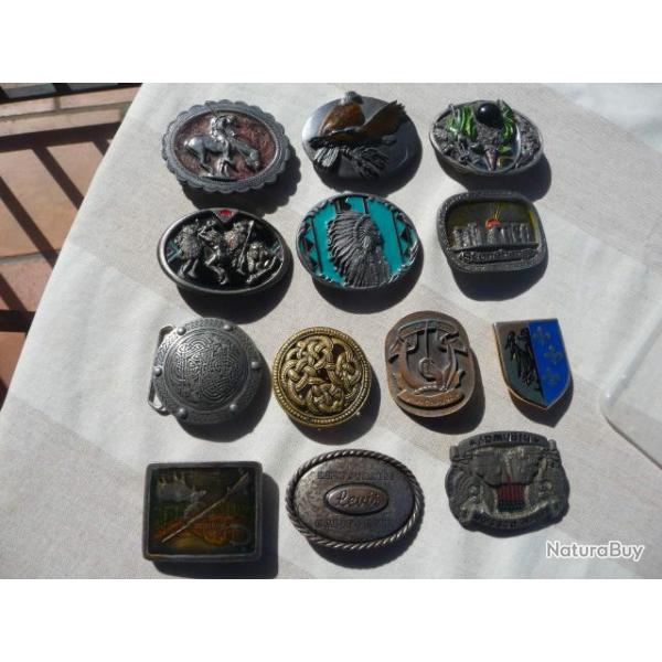 VENDS LOT DE BOUCLES DE CEINTURE INDISSOCIABLE D OCCASION