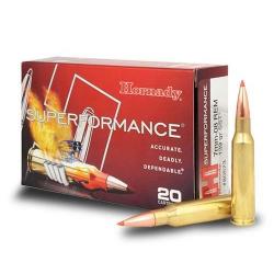 Munitions HORNADY calibre 7-08 Rem Superformance SST 139gr x20