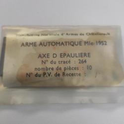 AXE POUR EPAULIERE FM AA52 ,  AA 52