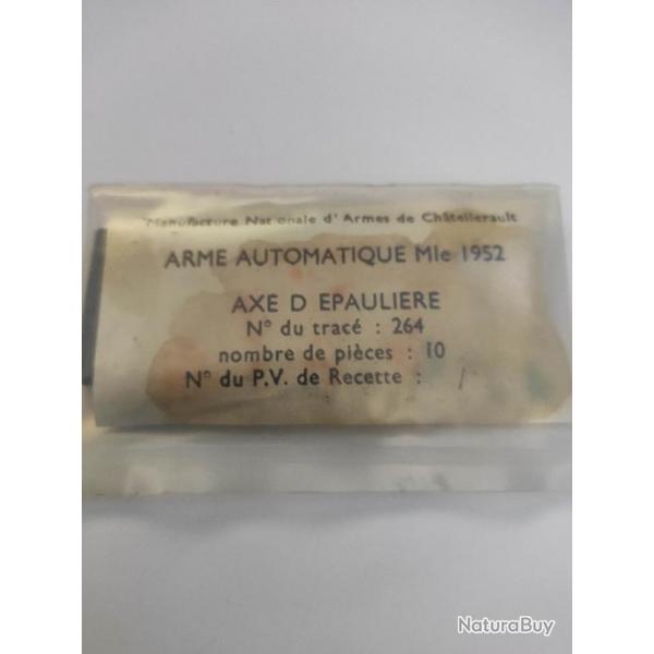 AXE POUR EPAULIERE FM AA52 ,  AA 52