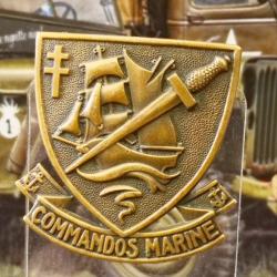 Insigne de béret Commando Marine AB PARIS CHAUVET 1943