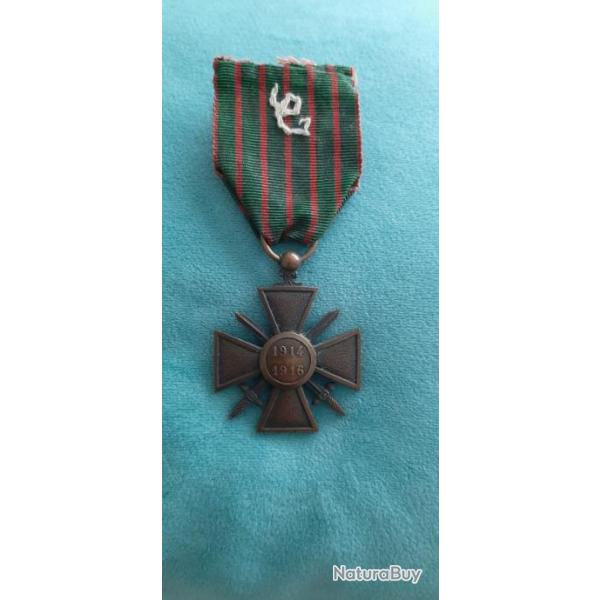 Croix de Guerre de la Grande Guerre 1914/1918