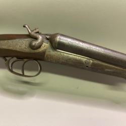 Fusil juxtaposé à chien - Artisan Belge - Cal. 12/65 à partir de 1 sans prix de réserve !