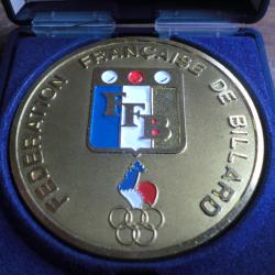 médaille balme saumur fédération française billard coq anneaux jo