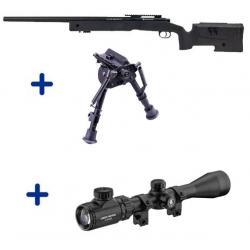 Pack Sniper FN Spr 1.7J + Bipied + Lunette 3-9x40