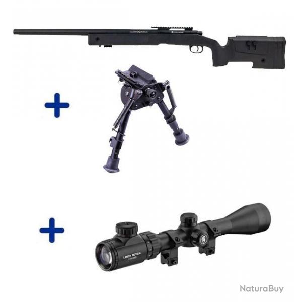 Pack Sniper FN Spr 1.7J + Bipied + Lunette 3-9x40