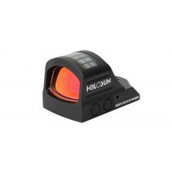 HOLOSUN REFLEX ELITE 507C-RD X2 - RETICULE ROUGE - Bouton +/- et Panneau solaire - SANS adaptateur