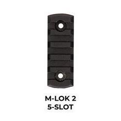 Rail PICATINNY 5 slot - Fixation M-LOK - Polymère - Marque Saber Gears