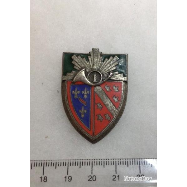 FRANCE ABC ARME BLINDE CAVALERIE - insigne 1 Rgiment de Chasseurs Andor (120)