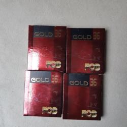 LOT DE 40 CARTOUCHES FOB GOLD 36 CALIBRE 12/70 PLOMBS DE 1