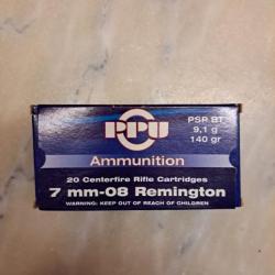 Douilles calibre 7mm-08 Remington Tirées 1 fois : Lot de 15 douilles.