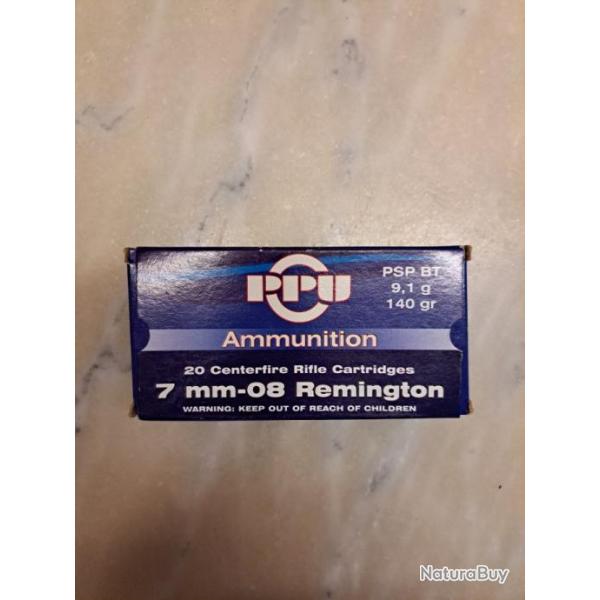 Douilles calibre 7mm-08 Remington Tires 1 fois : Lot de 15 douilles.