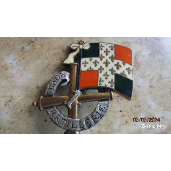 INSIGNE 1 RA REGIMENT ARTILLERIE ROYAL ARTILLERIE - DRAGO Paris