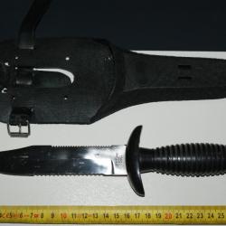Ancien couteau de plongée ETERNAL TRADE MARK - Fabriqué en Corée