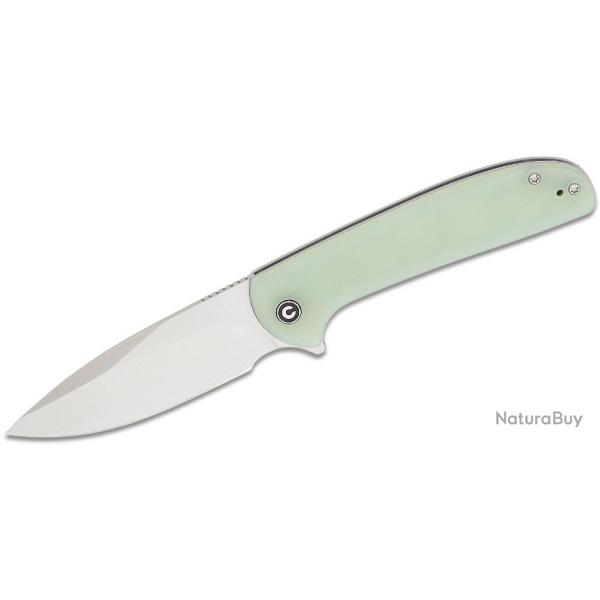 Couteau CIVIVI Primitrox Jade Lame Acier Nitro-V Manche G10 IKBS Linerlock Clip CIVC23005A1