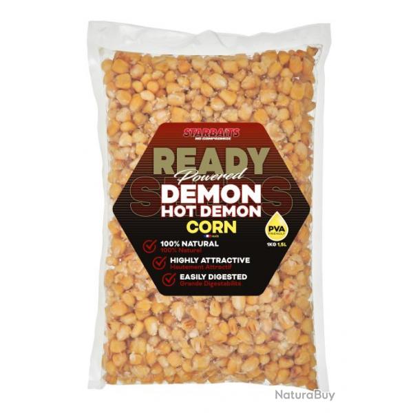 Graine Cuite Starbaits Ready Seeds Ready Seeds Hot Demon Corn / Mais 1KG