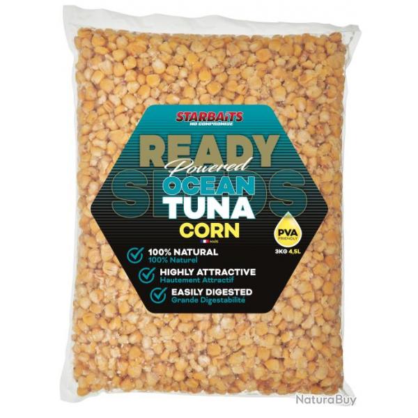 Graine Cuite Starbaits Ready Seeds Ocean Tuna Corn 3KG