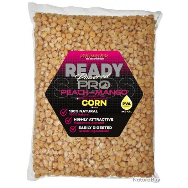 Graine Cuite Starbaits Ready Seeds Peach Mango Corn 3KG