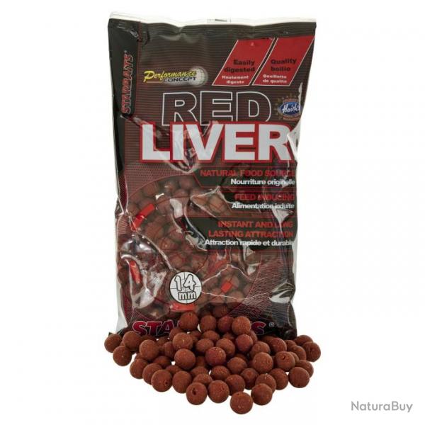 Starbaits Performance Concept Red Liver 800G 14MM