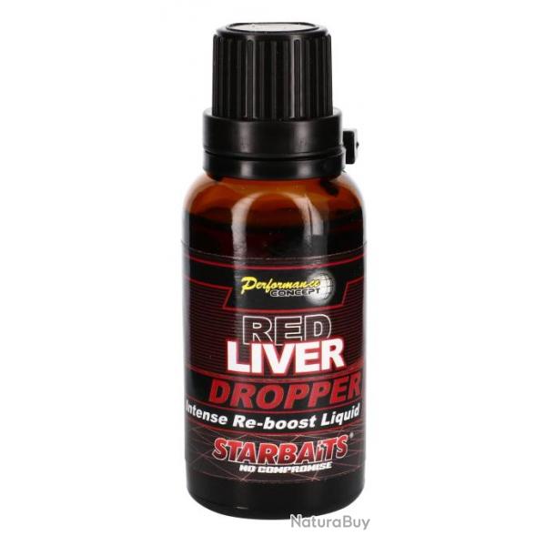 Additif Liquide Starbaits Performance Concept Red Liver Dropper 30Ml