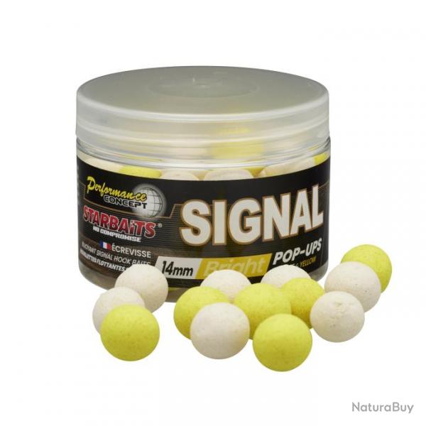 Bouillette Flottante Starbaits Performance Concept Signal Bright Pop Up 50G 14MM