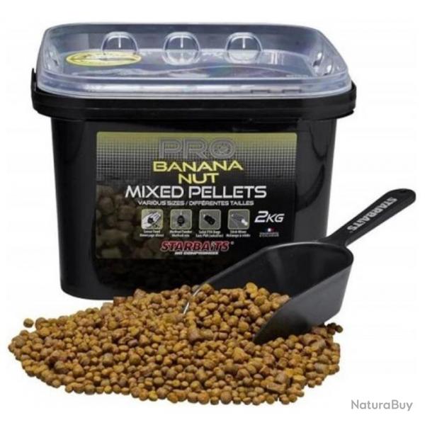 Pellet Starbaits Performance Concept Banana Nut Mixed Pellet 2Kg