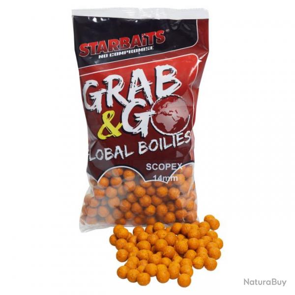 Bouillette Starbaits Grab & Go Global Boilies 1Kg 14mm Scopex