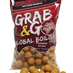 Bouillette Starbaits Grab & Go Global Boilies 1Kg 24mm Sweet Corn