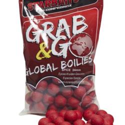 Bouillette Starbaits Grab & Go Global Boilies 1Kg 24mm Spice
