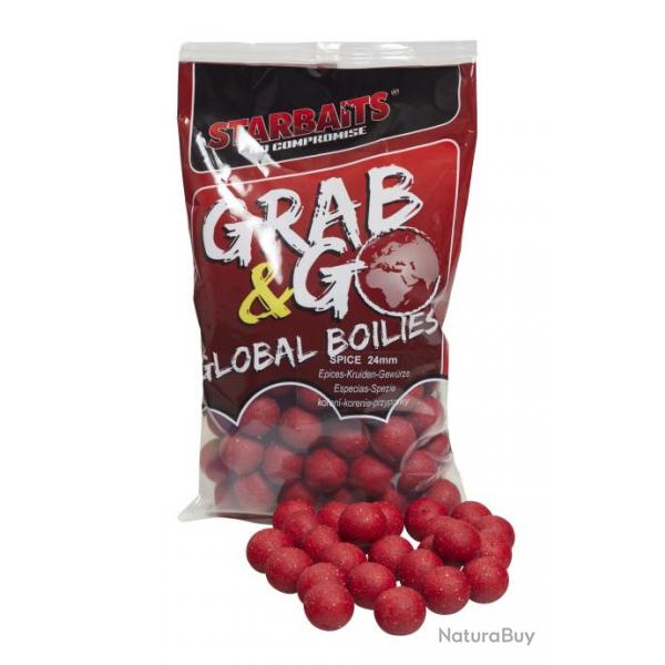 Bouillette Starbaits Grab & Go Global Boilies 1Kg 24mm Spice