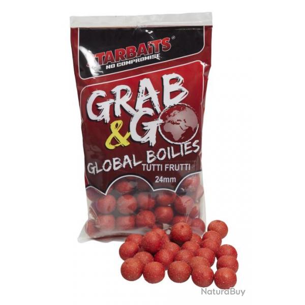 Bouillette Starbaits Grab & Go Global Boilies 1Kg 24mm Tutti