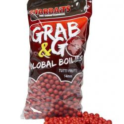 Bouillette Starbaits Grab & Go Global Boilies 2.5Kg 14mm Strawberry Jam