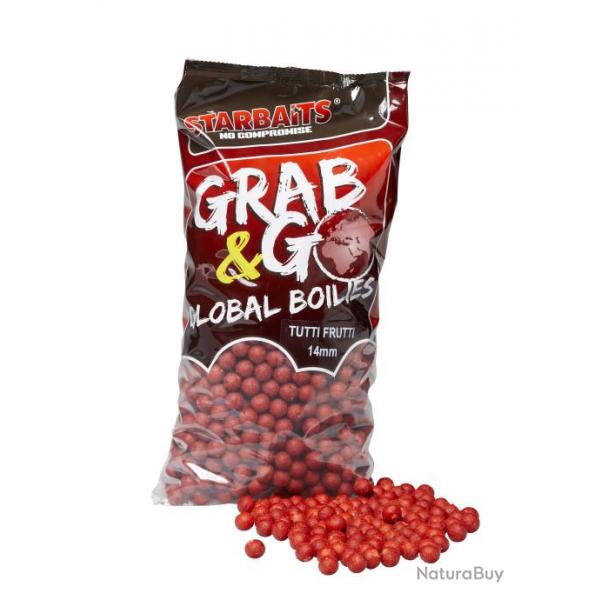 Bouillette Starbaits Grab & Go Global Boilies 2.5Kg 14mm Strawberry Jam