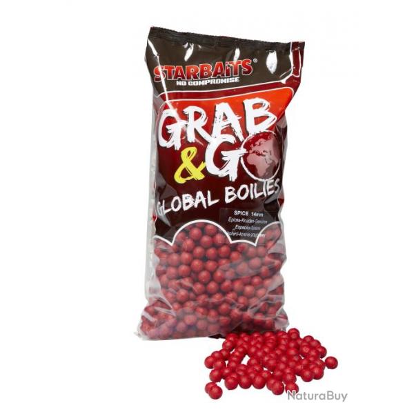 Bouillette Starbaits Grab & Go Global Boilies 2.5Kg 14mm Sweet Corn