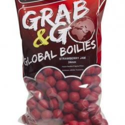 Bouillette Starbaits Grab & Go Global Boilies 2.5Kg 24mm Strawberry Jam