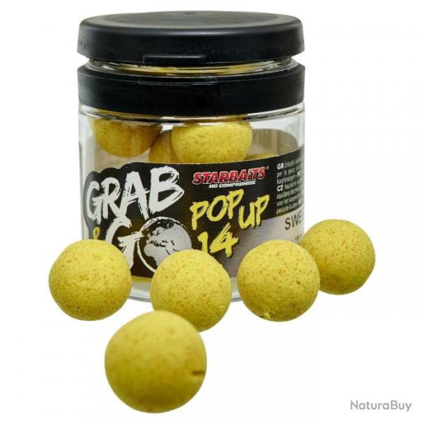 Bouillette Flottante Starbaits Grab & Go Global Pop Up 20g Sweet Corn