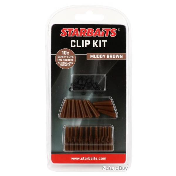 Clip Kit Starbaits MARRON