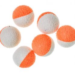 Mousse à Zig Starbaits Two Tones Balls 10Mm Orange & Blanc