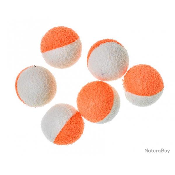 Mousse  Zig Starbaits Two Tones Balls 10Mm Orange & Blanc